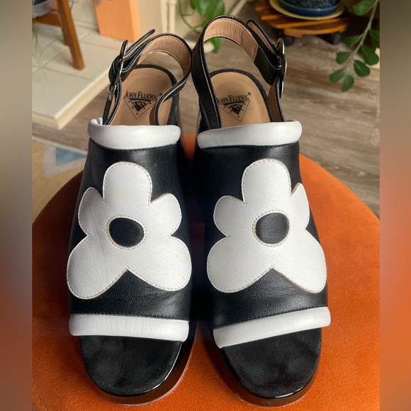 John Fluevog slingback platforms - Picture 2 of 12